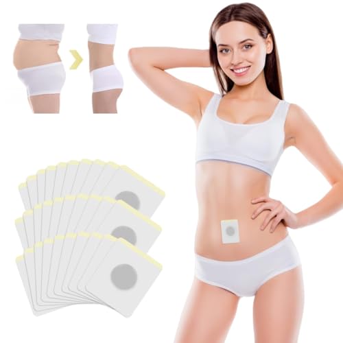 30 StüCk,Abnehmen Schnell Fettverbrenner,Natural Herbal Sticker,Navel Sticker,Slimming Patch,Abdominal Detox Abnehmen,Eimer Taille,Bauchfett Taille,Schnelles Abnehmen Nicht Reizend,Abnehmpflaster