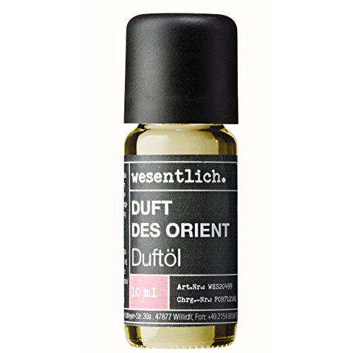 wesentlich. Duftöl Duft des Orient 10ml - feiner Duft für Diffuser und Lampe - als Raumduft oder zur Kerzenherstellung - pure Premium Öle aus Deutschland