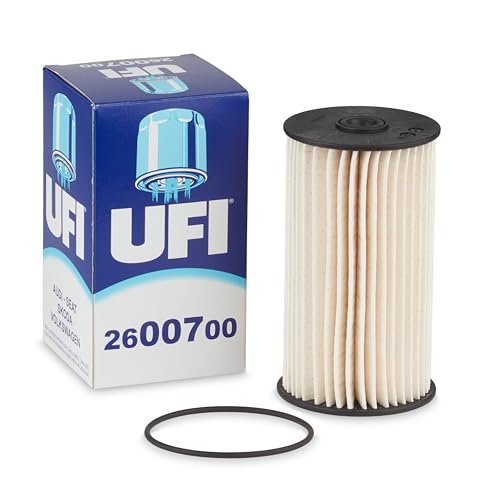 UFI Filters, Dieselfilter 26.007.00, Ersatz-Kraftstofffilter, Geeignet für Autos, Anwendbar auf verschiedene Modelle wie Audi, Hako, Seat, Skoda und Volkswagen