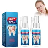 2PC Zahnschmerzen Sprays 20ml, Toothache Spray, Toothache Relief Spray, Tragbares Zahnschmerzen-Gummischmerz-Spray, Lindern Schmerzhaftes Zahnfleisch Schwellung Karies, Yagao (20)