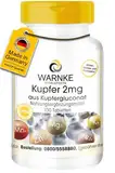 Kupfer 2mg aus Kupfergluconat - 100 Tabletten - vegan | Warnke Vitalstoffe - Deutsche Apothekenqualität