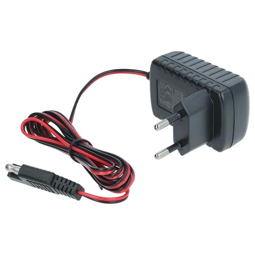 vhbw Ladegerät für Starter Akkus kompatibel mit Honda Rasenmäher, 12 V / 0,1 A, 2m