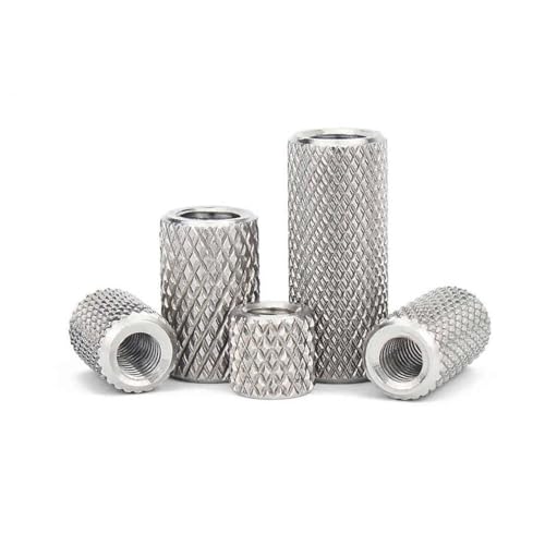 2 Stück M10×15mm×φ16mm Runde Mutter des Edelstahls 304 mit Maschendecke