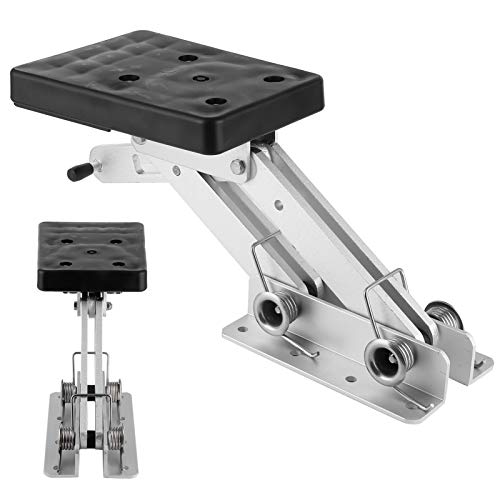 Motorhalterung Aussenborder Boot Motorhalterung Aluminium Außenbordmotorhalterung Verstellbar für 2-Takt 7,5-20PS Kicker Hilfsmotoren