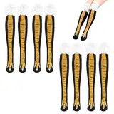 4 Paar Chicken Leg Socks, AmüSant HüHner Socken üBer Das Knie HüHnersocken Funny Socks, Personalisierte Huhn Kostüm Erwachsene Witzige Socken Funny Overknees Strümpfe Hühnerbeine Hühner Strümpfe