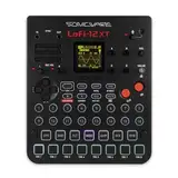 Sonicware Lofi-12 XT [Lo-fi Groovebox & Sampler] Retro-Sampling mit 12bit Sampler-Modus, 8-Spur Step-Sequenzer, 26 Effekte, 15 anschlagdynamische Pads mit RGB-LEDs