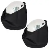 Teaaha 2 Stück Motorradhelm Überzug Mit Kordelzug, Helmtasche, Skihelm Überzug, Wasserdichter Helmbeutel Für Motorradhelm, Fahrradhelme, Skihelme, Basketball, Fitness, 47 X 43 cm