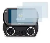 BROTECT Schutzglas für Sony PSP Go (3 Stück) Schutzfolie Panzer-Folie Glas [Extrem Kratzfest 9H, Anti-Fingerprint, Ultra-Transparent]