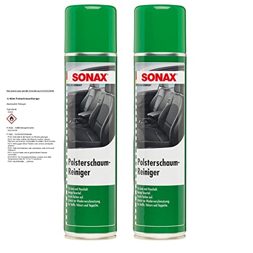 SONAX 2X 03062000 PolsterSchaumReiniger PolsterReiniger 400ml