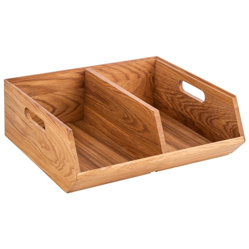 APS 11729 Buffet Box, 35 x 31 cm, H: 12,5 cm Eichenholz, geölt