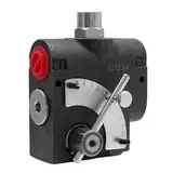 Hydraulikventil, 115L/min Hydraulik Steuerventil, 0-30 GPM Einstellbar Hydraulikventil für kleine Traktoren, Traktorlader, Holzspalter, Umweltfahrzeuge