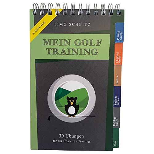 All Square Verlag Mein Golf Training: 30 Übungen für effektives Training | Booklet mit Drills für das Golf-Bag | Situative Übungen für Short Game und Driving Range