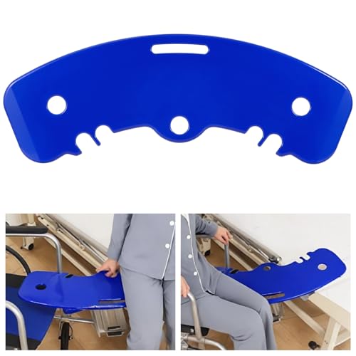 CACAZI Rutschbrett, Patienten-Gleithilfe, Transfer-Skateboard zum Transferieren von Patienten vom Rollstuhl ins Bett, auf die Toilette oder ins Auto, Rutschfestes Gleitbrett mit Griff
