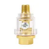 In-Line-?ler, Profi-1/4-Zoll-NPT-Mini-In-Line-?ler-?ler Goldfarben-Kupfer-Pneumatikwerkzeug-Zubeh?r