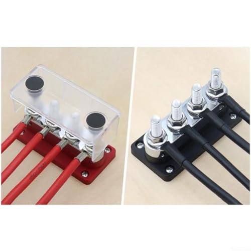 Stromschiene, 600 A Stromschiene, 48 V DC Stromverteilungslösung mit robuster Konstruktion für anspruchsvolle Anwendungen (rot)