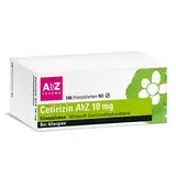 Cetirizin AbZ 10 mg Filmtabletten: Zur Behandlung von Heuschnupfen und chronischer Nesselsucht, 100 Filmtabletten