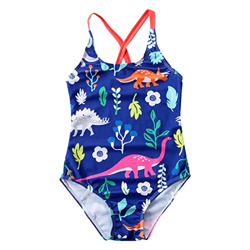 Mädchen Monokinis Sommer Moden Blumenmuster Einteiliger Badeanzug Bikini Sets Kinder Strand Bademode Kleinkind Baby Wassersport Schwimmanzug Mädchen Atmungsaktiv Bikinis Badebekleidung 3-8 Jahre