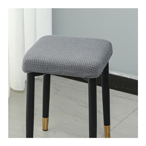 moismk Hocker Bezug Quadratisch Hockerbezug Stretch Schutzbezug Waschbar Pflegeleicht Stretch Stuhlbezug Stuhlhusse für Stuhl Barhocker(#2)