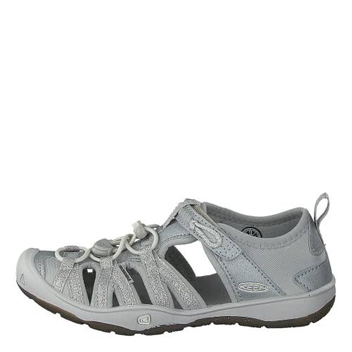 KEEN Unisex Kinder Moxie Sandalen, Silber, 25/26 EU