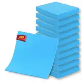 Hypafol Schwammtücher, 10x10 Stück, blau I Spüllappen waschbar zur streifenfreien Reinigung I Als Putzlappen & Spültücher für Küche, Gastronomie & Hotellerie I Vielseitige & langlebige Wischlappen