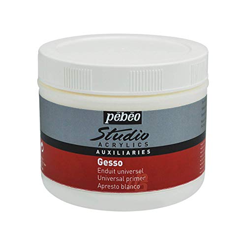 Pebeo APGS5 Studio Gesso Grundierung, 500 ml