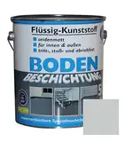 Dynamic24 Flüssig Kunststoff 5L Bodenbeschichtung 50m² Betonfarbe Beton Beschichtung (Lichtgrau)