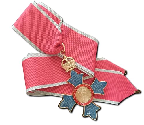 Orden des britischen Empire CBE Medaille Civil Neck Ribbon Full Size Reproduktion