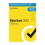 Norton 360 Deluxe 2022 | 3 Geräte | Antivirus | Unlimited Secure VPN und Passwort-Manager | 1 Jahr | PC/Mac/Android/iOS | Aktivierungscode in Originalverpackung