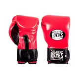 Cleto Reyes Trainingshandschuh aus 100 % echtem Leder, mit extra Polsterung, Rot und Schwarz (14 OZ)