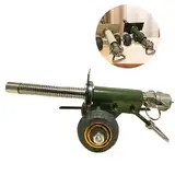 KWJNH Feuerwerkskörper Artilleriekanone aus Edelstahl, Mini-Kanone, Militärmodell-Kollektion, Ornamente, Edelstahlkanone, Modell, Feuerwerkskörper, Werfer, Schreibtischdekoration und Sammlerstücke