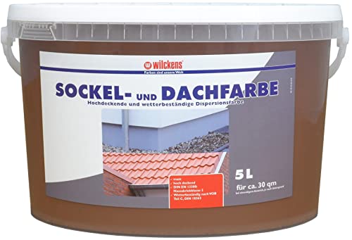 Wilckens Sockel- und Dachfarbe matt, 5 l, Havanna