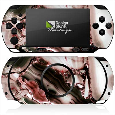 Skin kompatibel mit Sony PSP Street E1004 Folie Sticker Edelstein Stein Marmor