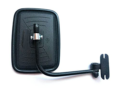 MelTruck® Außenspiegel Rückspiegel 180x130mm ø10 Flach Traktor LKW mit Spiegelhalter UNIVERSAL