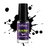 DE'LANCI Halloween Schwarze Zähne, Verwesungszähne-Make-Up, SFX-Make-Up Schwarze Zähne, Schnell Trocknend, Dauerhaft Und Nicht Abfärbend, Schwarze Zähne Durch Zähneputzen Reinigen 5ml/0.17Oz