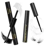 Obeyalash Lash Bond & Seal Kleber Entferner Set für einzelne Cluster Extensions, starker Halt, langanhaltender wasserfester Bond und Seal Wimpernkleber, Wimpernkleber Entferner