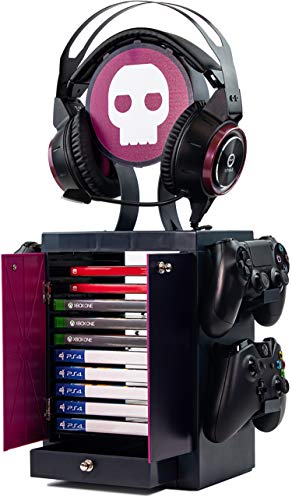 Numskull Offizieller Numskull Gaming-Locker Controller-Halter & Headset-Ständer für PS5, Xbox Series X|S und Nintendo Switch