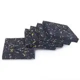 Unterlagepads, Feuchtigkeitssperre, Gummipads, Granulat für Terasse Gartenhaus Bautenschutz Unterlage 100 Stück 7mm