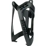 SKS GERMANY TOPCAGE BLACK Flaschenhalter für Fahrräder (Fahrradzubehör aus hochfestem & leichtem Kunststoff, verstellbarer Anschlag, variable Fanghaken für sichere Arretierung), schwarz