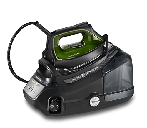 Rowenta DG9248F0 Silence Steam Pro DG9248 Dampfbügelstation, 2800, 1.3 liters, Schwarz/Grün