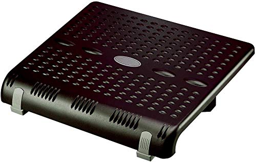 Maul Fußstütze Komfortabel, Höhenverstellbar, Stellfläche 45 x 35 cm, Schwarz, 9011590