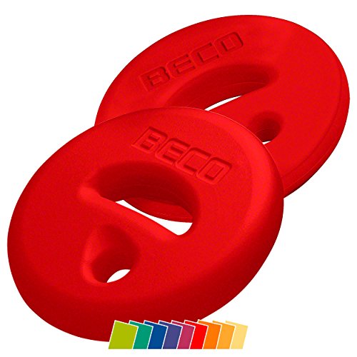 BECO AquaDisc SZ Aqua Training Trainingsscheiben Aqua Hanteln Paar rot