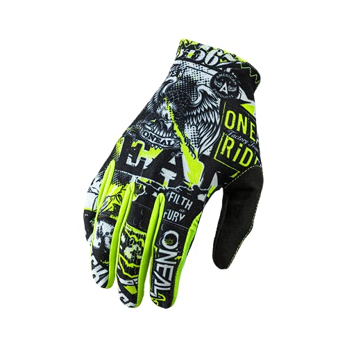 O'NEAL | Fahrrad- & Motocross-Handschuhe | Kinder | MX MTB DH FR Downhill Freeride | Langlebige, Flexible Materialien, belüftete Handoberseite | Matrix Youth Glove Attack | Bunt | Größe XS