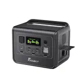 FOSSiBOT Tragbare Powerstation 800W, 512Wh LiFePO4 Solargenerator F800, 800W (Surge 1600W) AC Ausgänge, 1,5 Stunden Schnellladung, PD 100W, Mobile Stromerzeuger für Camping/Reise/Zuhause/Notfall usw