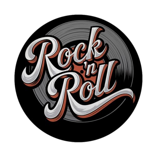 Rock n Roll Schallplatte Magnet mit Flaschenöffner Nostalgisches Dekomagnet für Rockfans