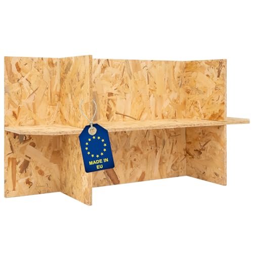 ITA Unterschrank für Terrarien 120x60x60 cm - Untergestell aus OSB-3 Holz für Holzterrarien - EU Produkt, FSC Zertifiziert - Terrariumständer - Gestell für Terrarien