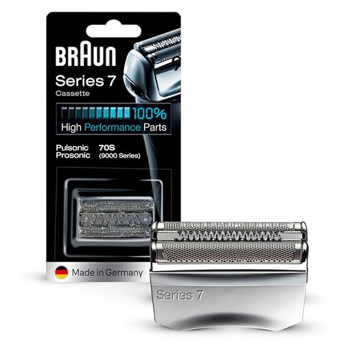 Braun Series 7 Scherkopf, Elektrorasierer Ersatzscherteil für Rasierer Herren, Made in Germany, 70S, silber, 1er Pack