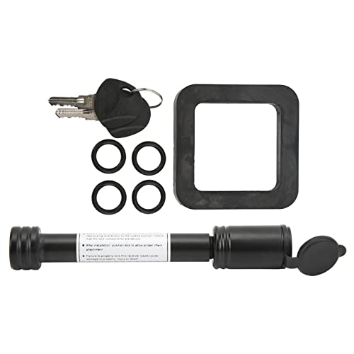 Universelle Kompatibilität, Robustes und Schützendes Design, Rauschreduktion Funktionen Features Anhängerkupplungsempfänger -Pin -Lock Set mit Komplettem Zubehör Kit, Erweiterte S