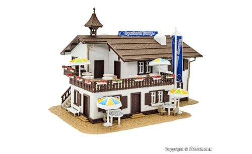 Kibri Vollmer 43808 Sport- und Wellnesshotel Europa - Bausatz - Modellbaukit für Hotel - Kinder - Unisex - 178x150x115 mm