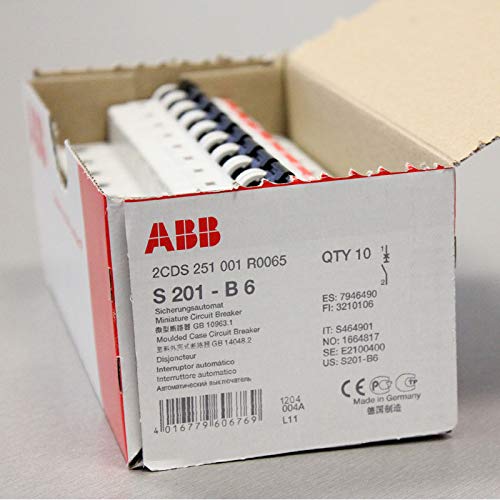 Abb -entrelec s200 s201-b6 Magnetothermik