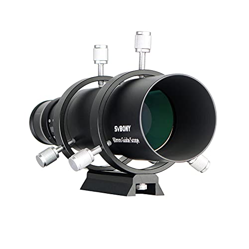 Svbony SV106 Teleskop Guiders, 60mm FMC Teleskope Sucher mit 240mm Brennweite Helical Fokussiergerät, Sucherfernrohre Teleskop Zubehör für Teleskop Astrokamera Autoguide Astrofotografie